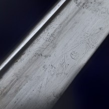 British 1827 Pattern Pipeback Rifle Officers Sword, Kings Royal Rifle Corps (60th Rifles) 19